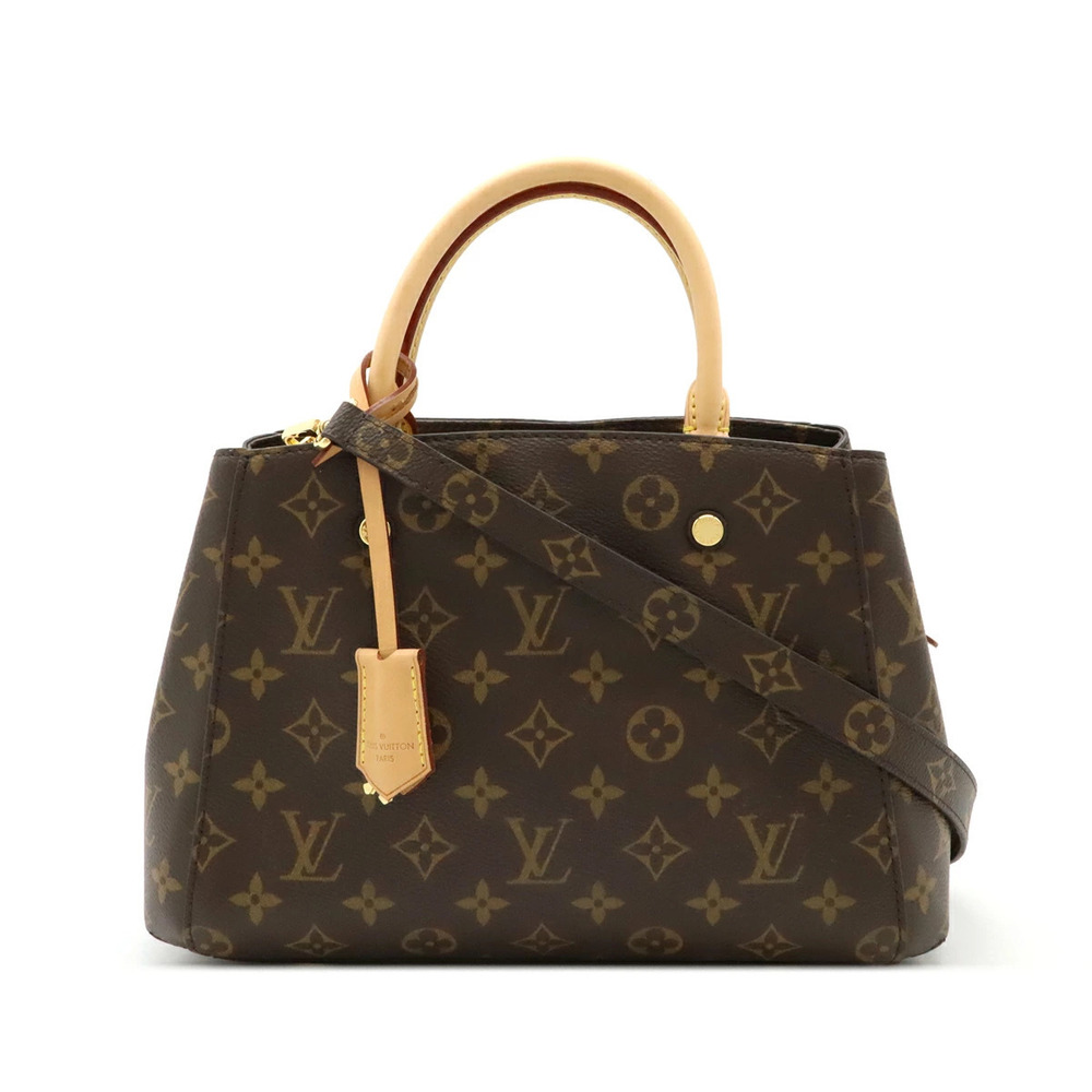 LOUIS VUITTON Monogram Montaigne 2way Shoulder Bag Hobo